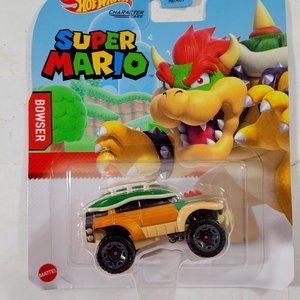 Hot Wheels Nintendo Super Mario Character Car - Bowser  -- ITEM #462